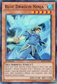 Blue Dragon Ninja - Return of the Duelist - YuGiOh card