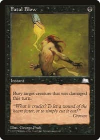 Fatal Blow - Weatherlight - Magic: The Gathering card
