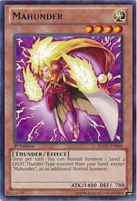 Mahunder - Return of the Duelist - YuGiOh card