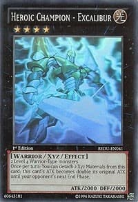 Heroic Champion - Excalibur (Ghost Rare) - Return of the Duelist - YuGiOh card