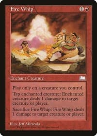 Fire Whip - Weatherlight - Magic: The Gathering card