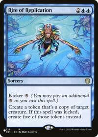 Rite of Replication (C21) - The List Reprints - Magic: The Gathering card