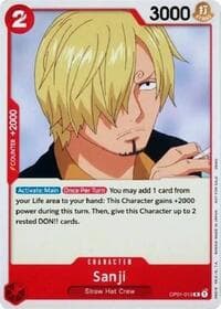 Sanji - One Piece Demo Deck Cards - One Piece Card Game card