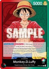 Monkey.D.Luffy (003) - One Piece Demo Deck Cards - One Piece Card Game card