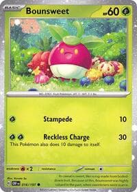 Bounsweet - 016/197 (Cosmos Holo) - Miscellaneous Cards & Products - Pokemon card