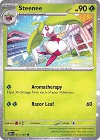 Steenee - 017/197 (Cosmos Holo) - Miscellaneous Cards & Products - Pokemon card