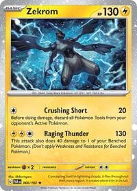 Zekrom - 066/182 (Cosmos Holo) - Miscellaneous Cards & Products - Pokemon card