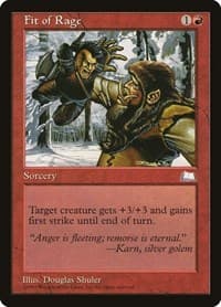 Fit of Rage - Weatherlight - Magic: The Gathering card