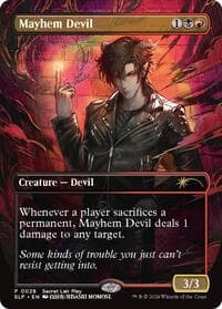 Mayhem Devil - Secret Lair Showdown - Magic: The Gathering card
