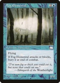 Fog Elemental - Weatherlight - Magic: The Gathering card