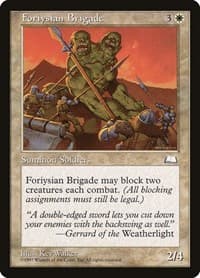 Foriysian Brigade - Weatherlight - Magic: The Gathering card