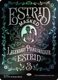 Estrid, the Masked - Secret Lair Drop Series - Magic: The Gathering card