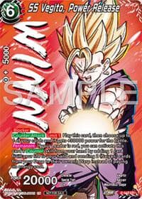 SS Vegito, Power Release (Winner) - Tournament Promotion Cards - Dragon Ball Super: Masters card