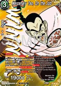 Mercenary Tao, On the Job (Winner) - Tournament Promotion Cards - Dragon Ball Super: Masters card
