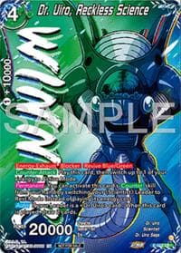 Dr. Uiro, Reckless Science (Winner) - Tournament Promotion Cards - Dragon Ball Super: Masters card