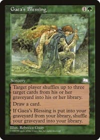 Gaea's Blessing - Weatherlight - Magic: The Gathering card