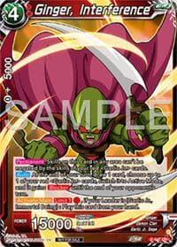 Ginger, Interference - Tournament Promotion Cards - Dragon Ball Super: Masters card