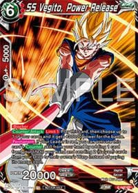 SS Vegito, Power Release - Tournament Promotion Cards - Dragon Ball Super: Masters card