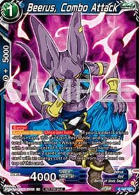 Beerus, Combo Attack - Tournament Promotion Cards - Dragon Ball Super: Masters card
