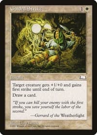 Guided Strike - Weatherlight - Magic: The Gathering card