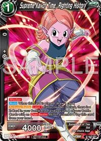 Supreme Kai of Time, Righting History - Tournament Promotion Cards - Dragon Ball Super: Masters card