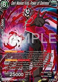 Dark Masked King, Power of Darkness - Tournament Promotion Cards - Dragon Ball Super: Masters card