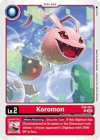 Koromon - Chain of Liberation - Digimon Card Game card