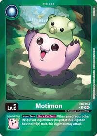 Motimon (Limited Foil) - Chain of Liberation - Digimon Card Game card