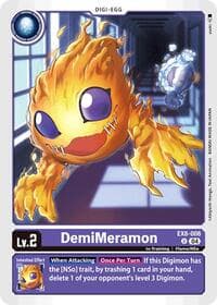 DemiMeramon - Chain of Liberation - Digimon Card Game card