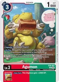 Agumon - EX8-007 - Chain of Liberation - Digimon Card Game card