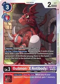 Guilmon (X Antibody) - Chain of Liberation - Digimon Card Game card