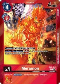 Meramon (Limited Foil) - Chain of Liberation - Digimon Card Game card