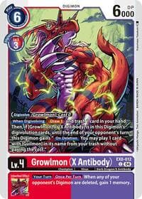 Growlmon (X Antibody) - Chain of Liberation - Digimon Card Game card