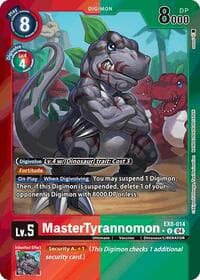 MasterTyrannomon (Limited Foil) - Chain of Liberation - Digimon Card Game card