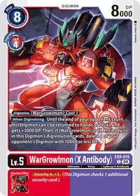 WarGrowlmon (X Antibody) - Chain of Liberation - Digimon Card Game card
