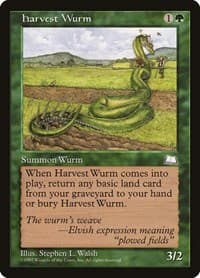 Harvest Wurm - Weatherlight - Magic: The Gathering card