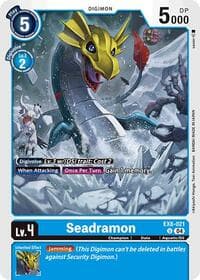 Seadramon - Chain of Liberation - Digimon Card Game card