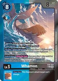 Whamon (Limited Foil) - Chain of Liberation - Digimon Card Game card
