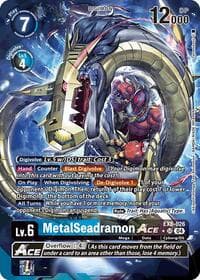 MetalSeadramon ACE (Alternate Art) - Chain of Liberation - Digimon Card Game card