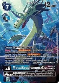 MetalSeadramon ACE (Textured) - Chain of Liberation - Digimon Card Game card