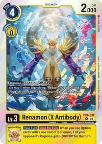 Renamon (X Antibody) - Chain of Liberation - Digimon Card Game card