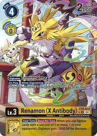 Renamon (X Antibody) (Alternate Art) - Chain of Liberation - Digimon Card Game card