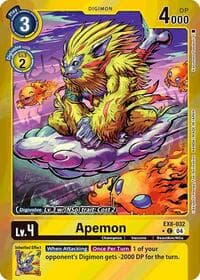 Apemon (Limited Foil) - Chain of Liberation - Digimon Card Game card