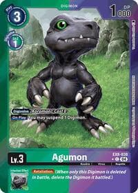 Agumon - EX8-038 (Limited Foil) - Chain of Liberation - Digimon Card Game card