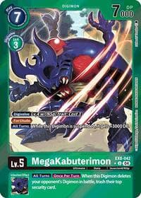 MegaKabuterimon (Limited Foil) - Chain of Liberation - Digimon Card Game card