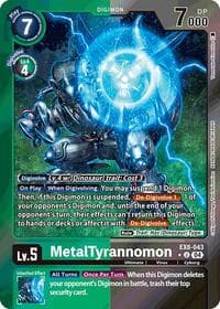 MetalTyrannomon (Limited Foil) - Chain of Liberation - Digimon Card Game card