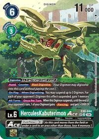 HerculesKabuterimon ACE (Textured) - Chain of Liberation - Digimon Card Game card