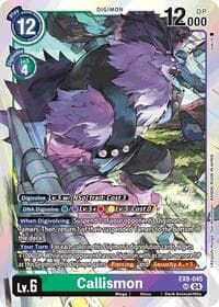 Callismon - Chain of Liberation - Digimon Card Game card