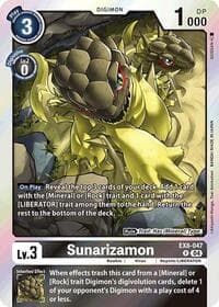 Sunarizamon - Chain of Liberation - Digimon Card Game card