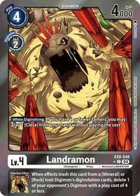 Landramon (Limited Foil) - Chain of Liberation - Digimon Card Game card